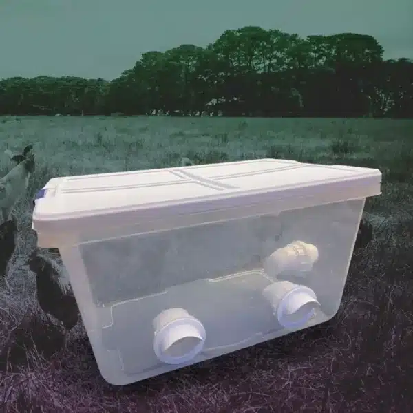 Poultry Pro Chicken Feeder Port in storage container
