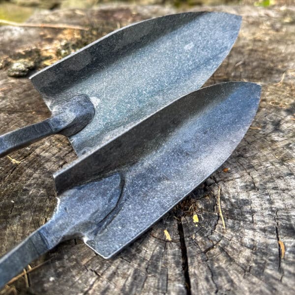 handmade planting trowel and garden trowel by piginor